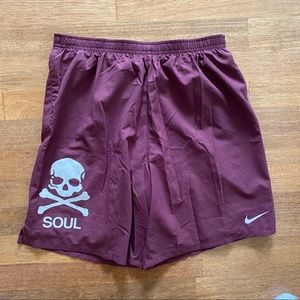 Maroon SoulCycle Nike DriFit Shorts